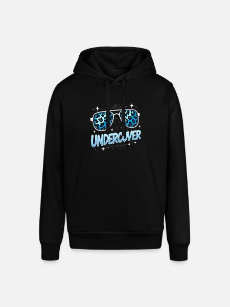 Undercover Speech - Sunglasses Design - Stanley/Stella SOUNDER Unisex Hoodie - black