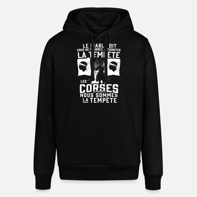 Tempête Corses - Sweat à capuche SOUNDER Stanley/Stella Unisexe - noir