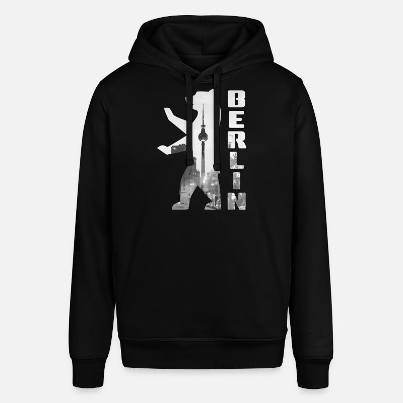 Berlin Berlin Ours - Sweat à capuche SOUNDER Stanley/Stella Unisexe - noir