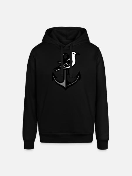 Anker Möwe - Stanley/Stella Unisex Hoodie SOUNDER - Schwarz