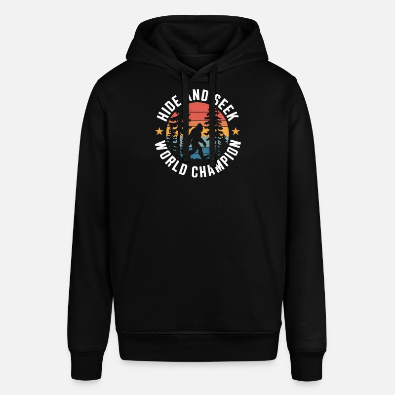 Champion du monde de cache-cache - Sweat à capuche SOUNDER Stanley/Stella Unisexe - noir