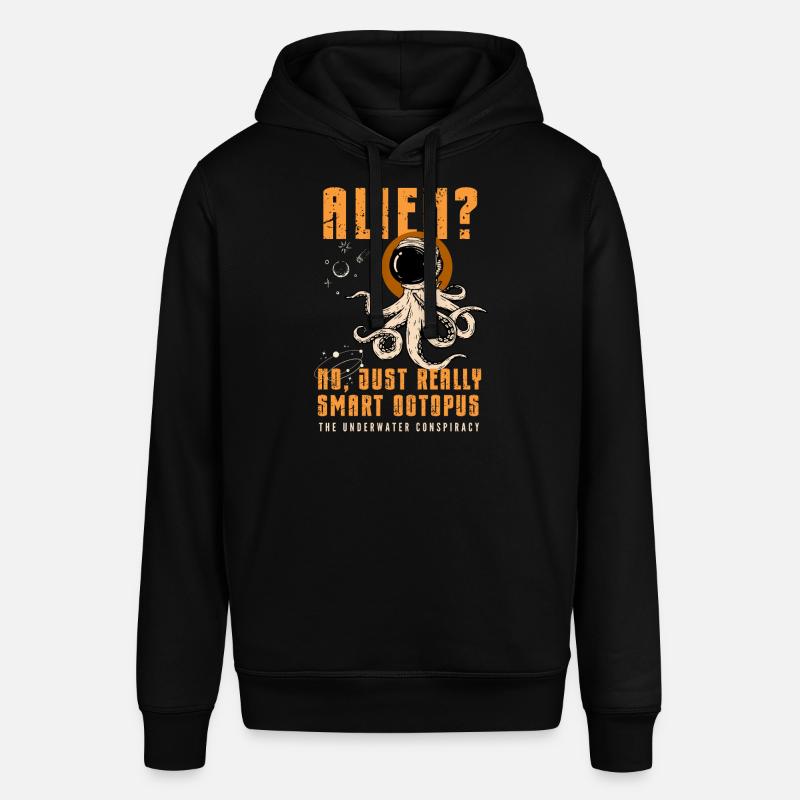 Étranger? Non, juste Smart Octopus - Sweat à capuche SOUNDER Stanley/Stella Unisexe - noir
