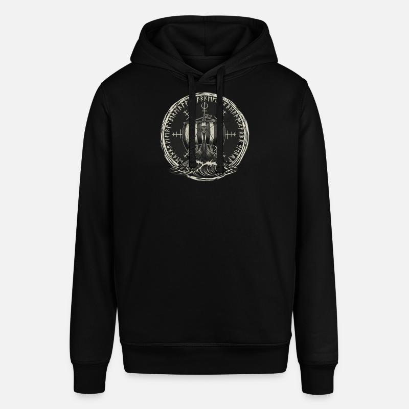 Wikinger Langschiff - Drachenboot - Stanley/Stella Unisex Hoodie SOUNDER - Schwarz