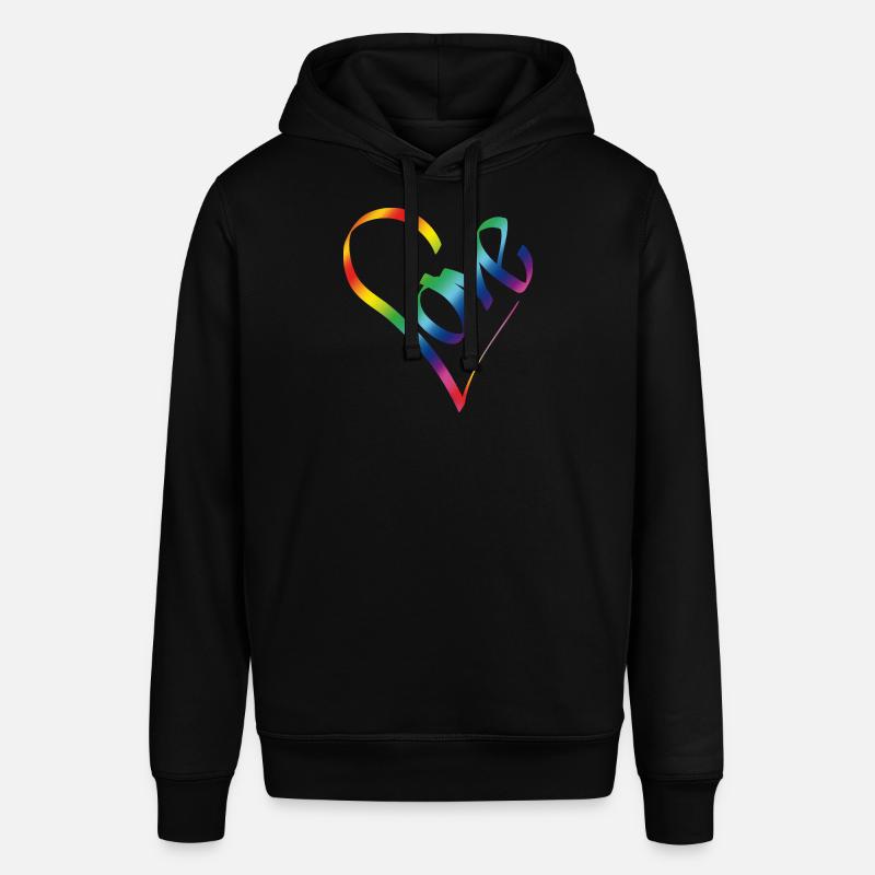 Rainbow Love - Sweat à capuche SOUNDER Stanley/Stella Unisexe - noir