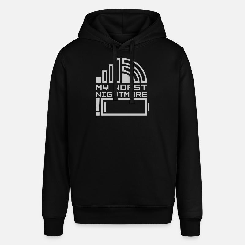 Logos mon pire cauchemar - Sweat à capuche SOUNDER Stanley/Stella Unisexe - noir