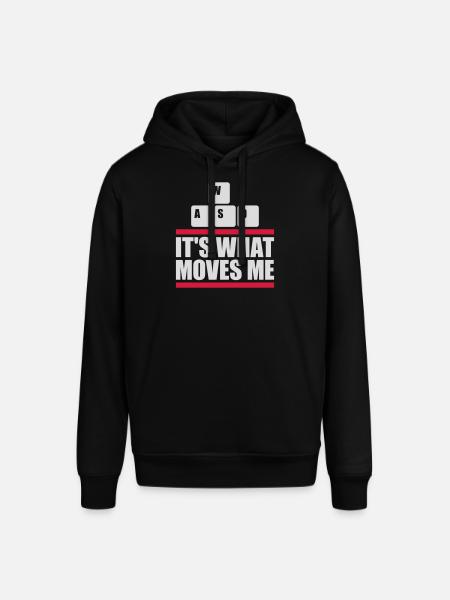 its what moves me - Stanley/Stella SOUNDER Unisex Hoodie - black