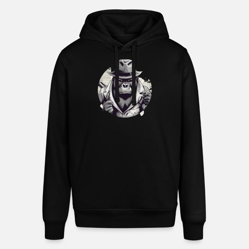 Le gorille - Sweat à capuche SOUNDER Stanley/Stella Unisexe - noir