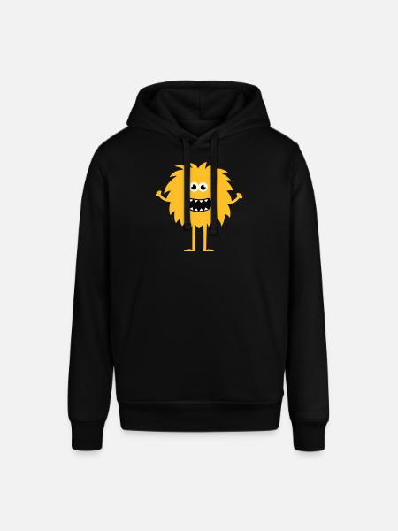 Funny Cute Monster - Stanley/Stella SOUNDER Unisex Hoodie - black