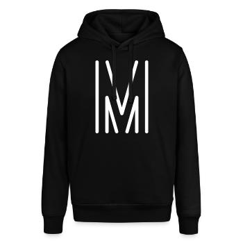 NEON M White - Stanley/Stella Unisex Hoodie SOUNDER - Schwarz - Vorne - Alina (178cm) & Michal (187cm)