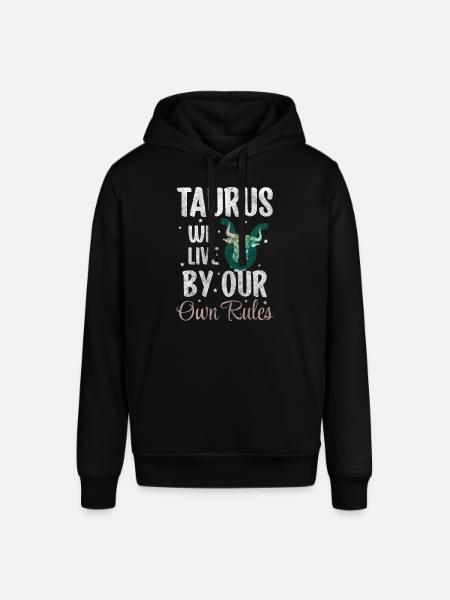 Taurus Earth Birth Symbol - Stanley/Stella SOUNDER Unisex Hoodie - black