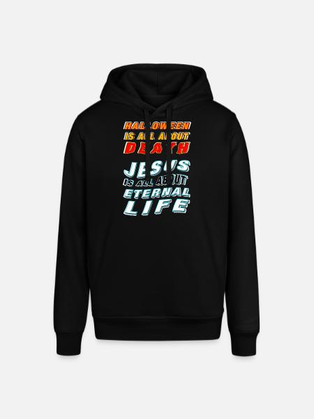 Jesus is about Life - Stanley/Stella SOUNDER Unisex Hoodie - black