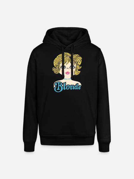 Retro Illustration Blonde - Stanley/Stella SOUNDER Unisex Hoodie - black