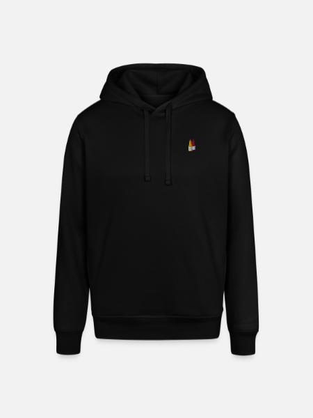 Ketchup and mustard embroidered - Stanley/Stella SOUNDER Unisex Hoodie - black