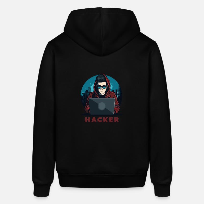 Hacker Sunglasses Hacker Anonymous Hacker - Stanley/Stella SOUNDER Unisex Hoodie - black