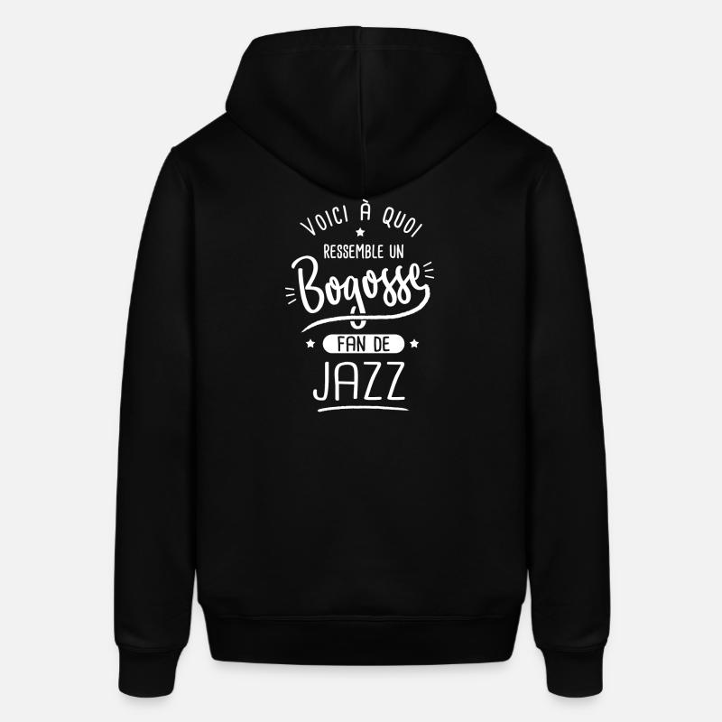 Jazz Bogosse fan jazz - Sweat à capuche SOUNDER Stanley/Stella Unisexe - noir