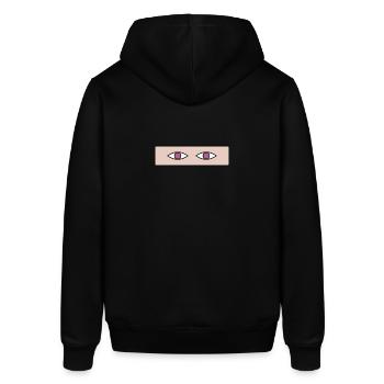 Eyes - Stanley/Stella Unisex Hoodie SOUNDER - Schwarz - Hinten - Alina (178cm)