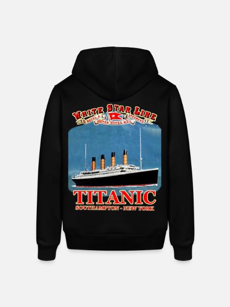 TITANIC creation Louis RUNEMBERG © Adagp - Stanley/Stella SOUNDER Unisex Hoodie - black