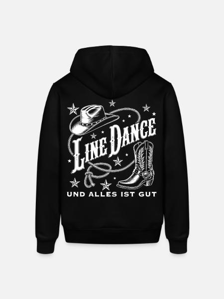 Line Dance Western Flair - Stanley/Stella Unisex Hoodie SOUNDER - Schwarz