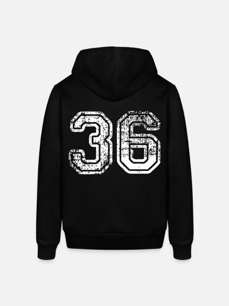 36 - Stanley/Stella SOUNDER Unisex Hoodie - black