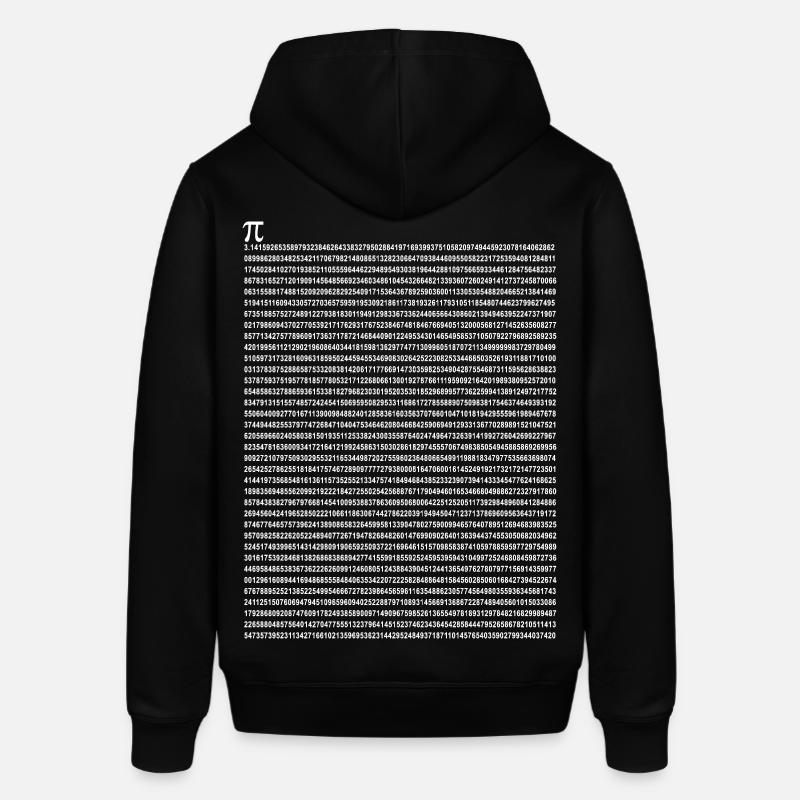 Nombre, PI, 3.14, mathématique, π - Sweat à capuche SOUNDER Stanley/Stella Unisexe - noir