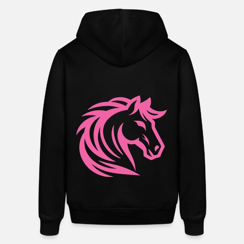 Design cheval rose pour l’équitation - Sweat à capuche SOUNDER Stanley/Stella Unisexe - noir