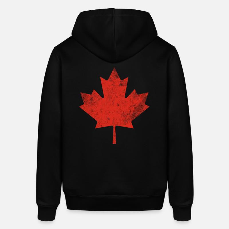 Canada Feuille d’érable - Sweat à capuche SOUNDER Stanley/Stella Unisexe - noir