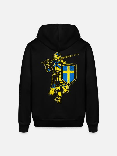 Swedish knight - Stanley/Stella SOUNDER Unisex Hoodie - black