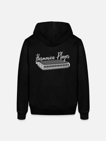 Harmonica Player Harmonica Harmonica cadeau - Sweat à capuche SOUNDER Stanley/Stella Unisexe - noir