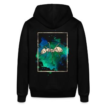 Ant - Stanley/Stella SOUNDER Unisex Hoodie - black - Back - Alina (178cm)