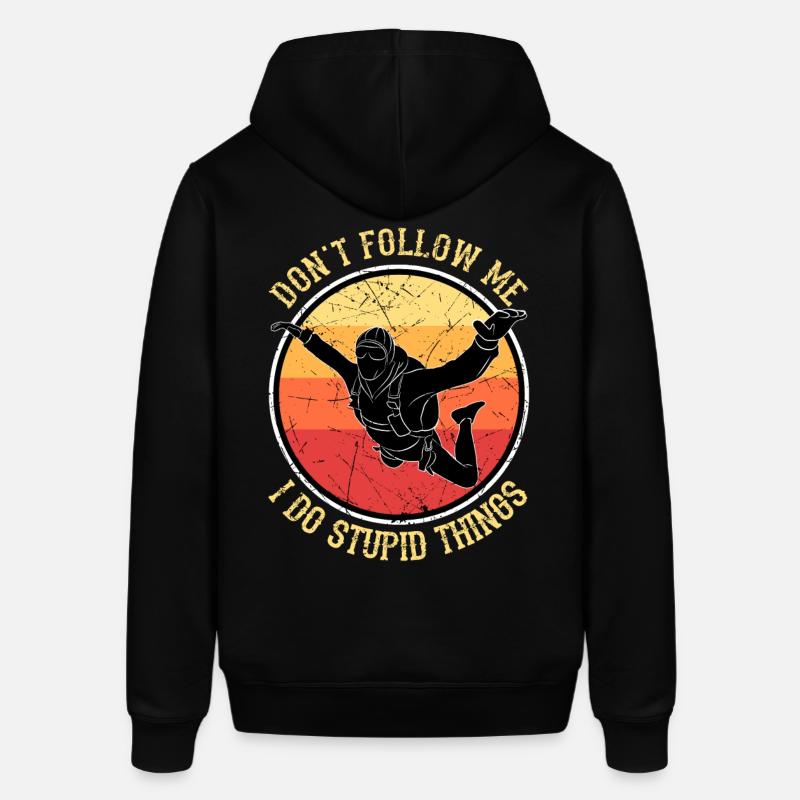 Parachutistes skydiving cadeau - Sweat à capuche SOUNDER Stanley/Stella Unisexe - noir
