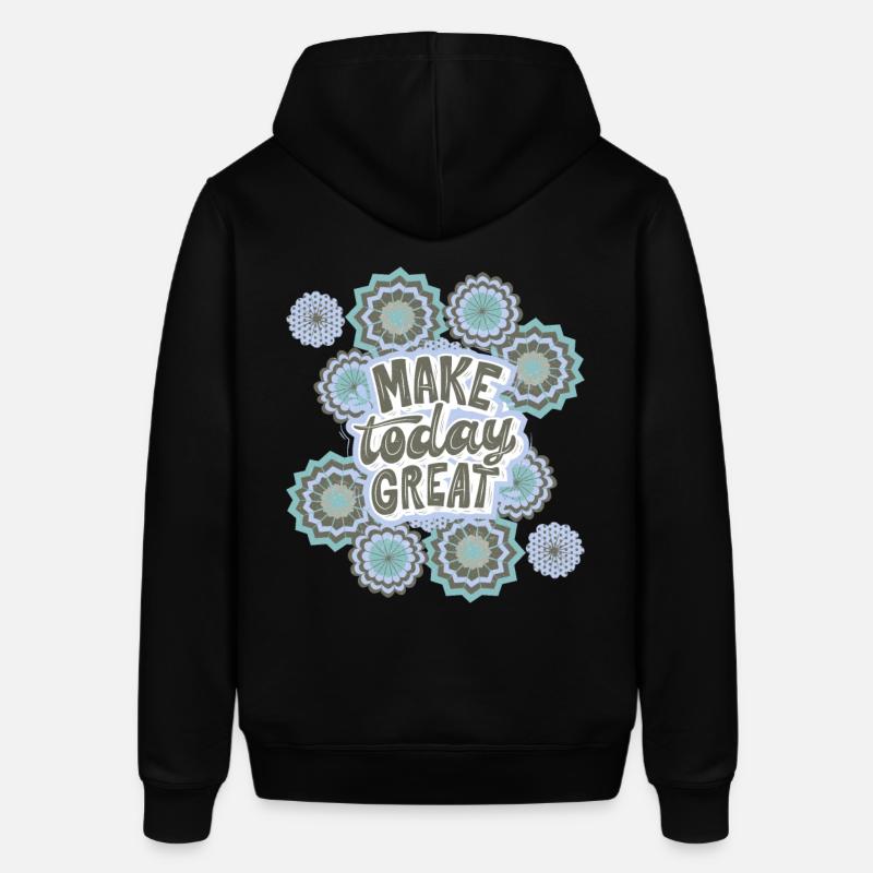 Dire, Dire positif, Dire motivant - Sweat à capuche SOUNDER Stanley/Stella Unisexe - noir