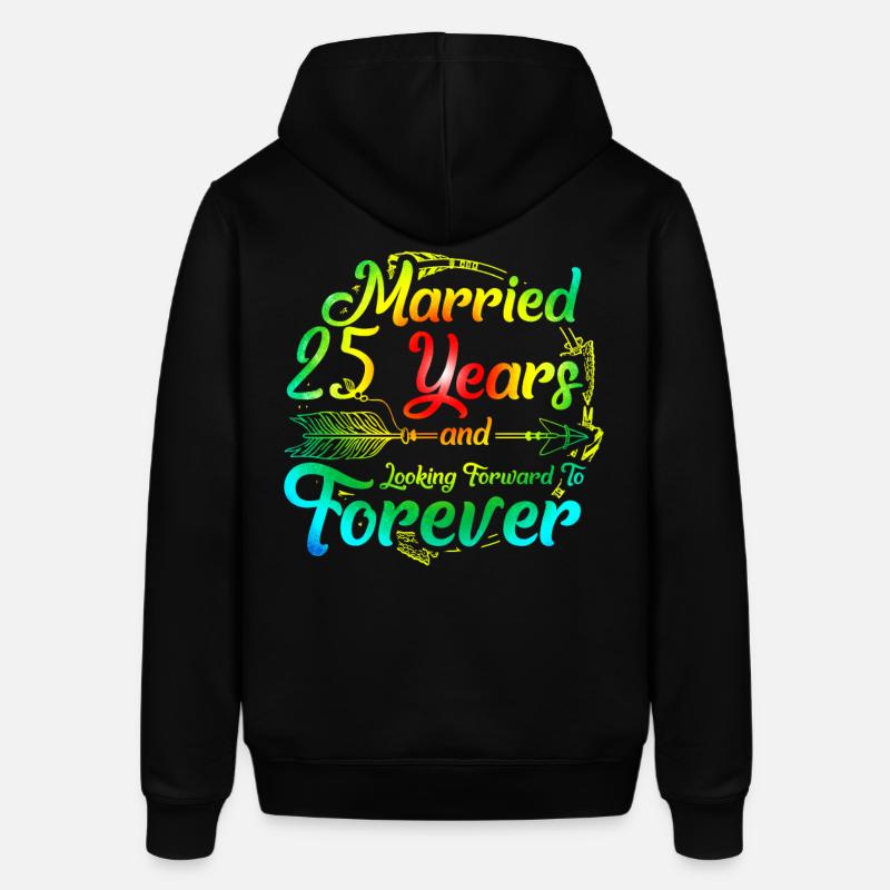 25e anniversaire de mariage - Sweat à capuche SOUNDER Stanley/Stella Unisexe - noir
