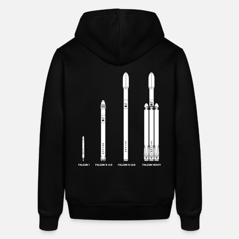 Falcon Rocket Evolution - Stanley/Stella SOUNDER Unisex Hoodie - black