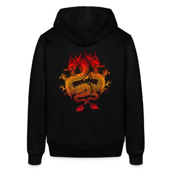 Dragon - Sweat à capuche SOUNDER Stanley/Stella Unisexe - noir - Dos - Alina (178cm)