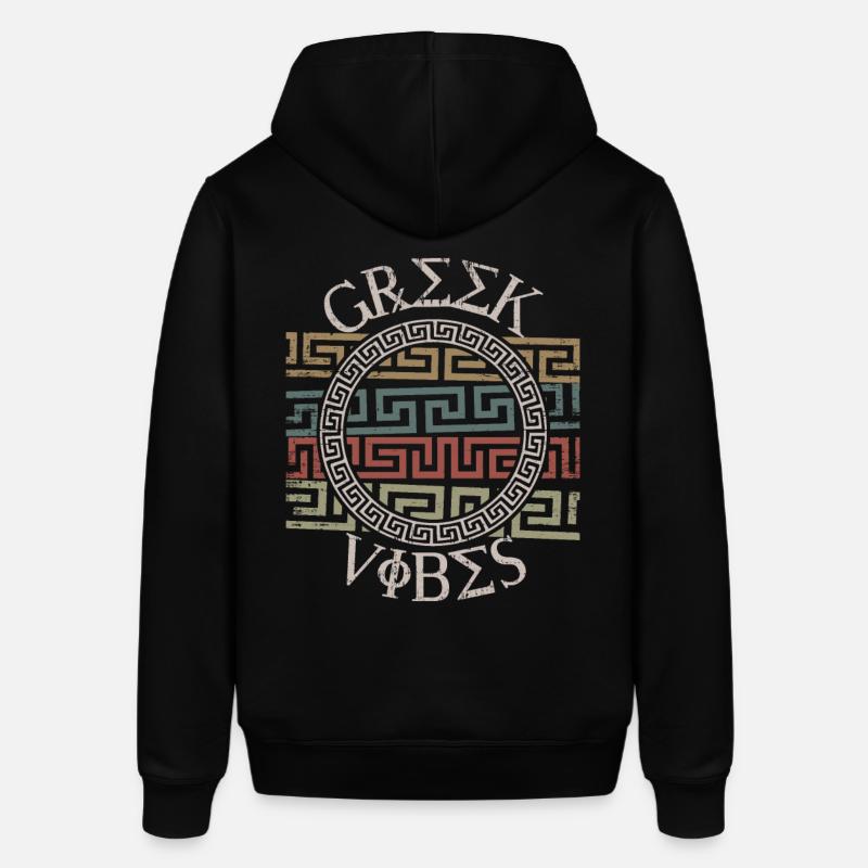 Modèle grec, Grèce - Sweat à capuche SOUNDER Stanley/Stella Unisexe - noir