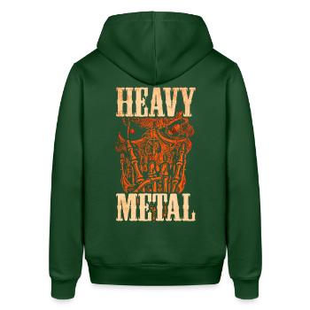 Heavy Metal Musique - Sweat à capuche SOUNDER Stanley/Stella Unisexe - vert bouteille - Dos - Alina (178cm)