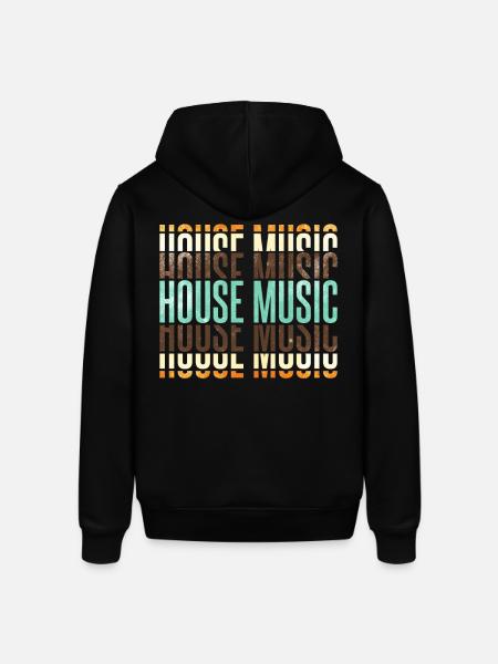 House Music - Stanley/Stella SOUNDER Unisex Hoodie - black