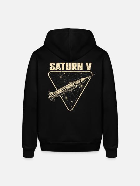 Fusée Saturn V - Sweat à capuche SOUNDER Stanley/Stella Unisexe - noir