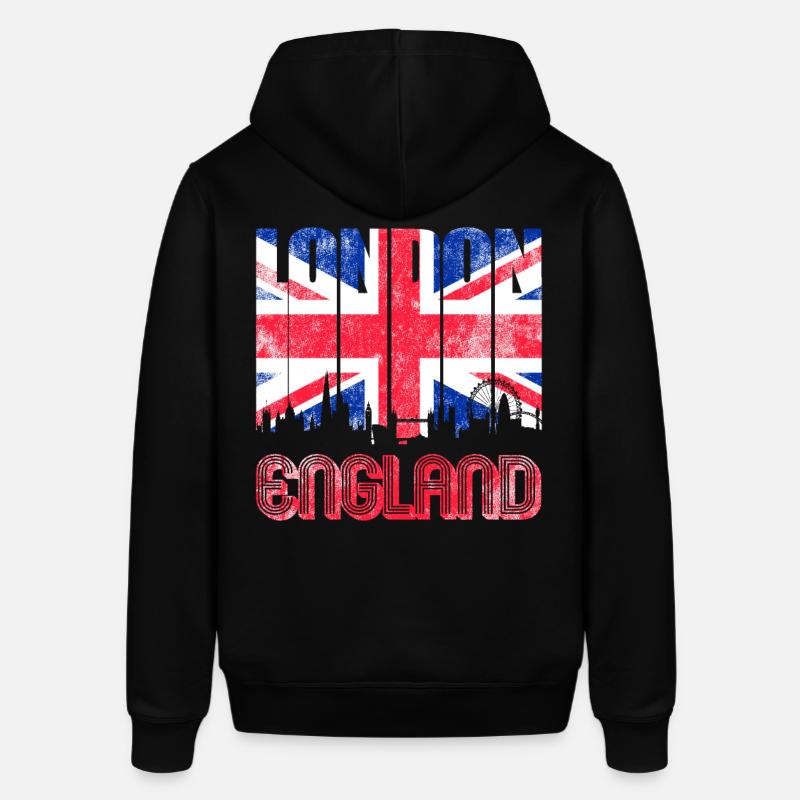 Londres Skyline Angleterre Royaume-Uni - Sweat à capuche SOUNDER Stanley/Stella Unisexe - noir