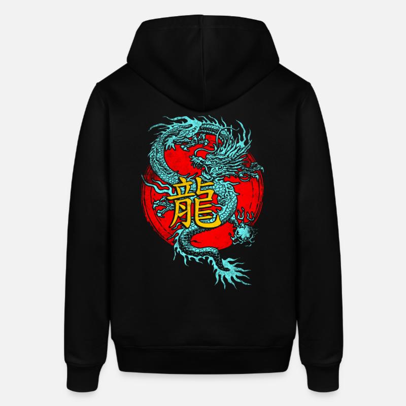 Dragon chinois - Sweat à capuche SOUNDER Stanley/Stella Unisexe - noir