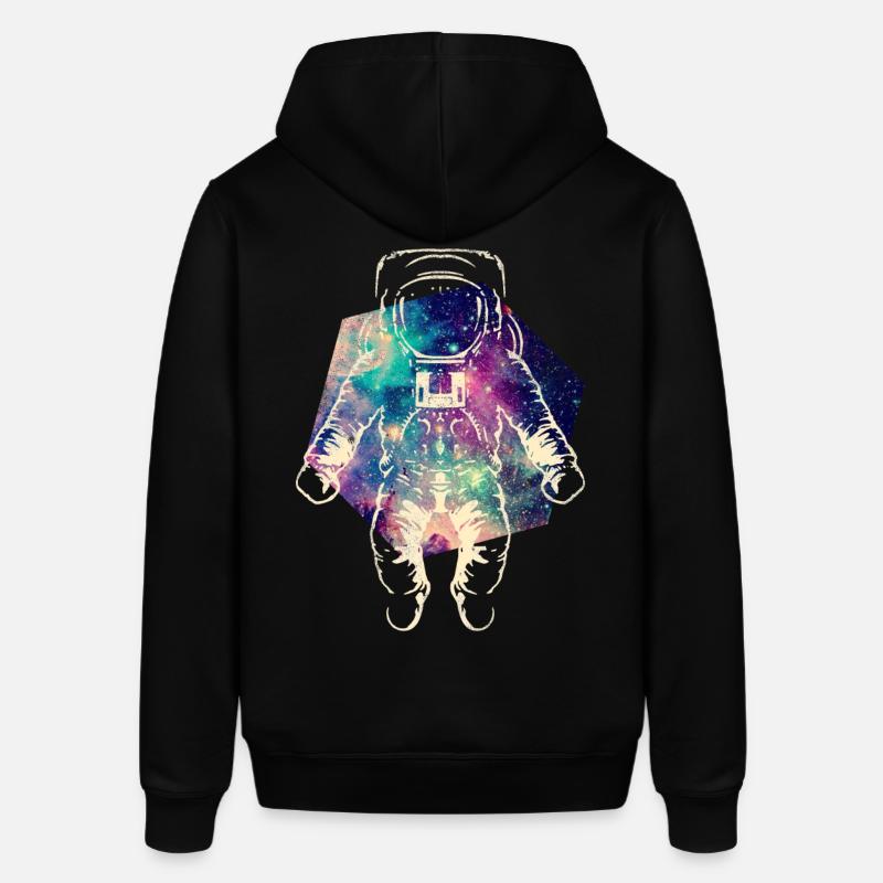 Astronaute dans l’espace - Sweat à capuche SOUNDER Stanley/Stella Unisexe - noir