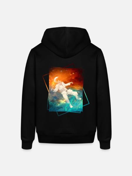 Astronaut in space - Stanley/Stella SOUNDER Unisex Hoodie - black
