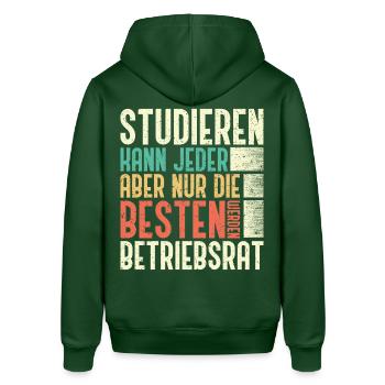 Betriebsrat Sprüche Wahl - Stanley/Stella Unisex Hoodie SOUNDER - Flaschengrün - Hinten - Alina (178cm)