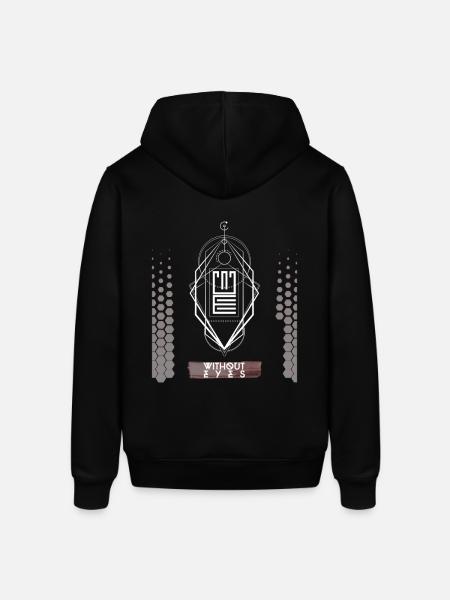 Best Techno Design Without Eyes - Stanley/Stella SOUNDER Unisex Hoodie - black