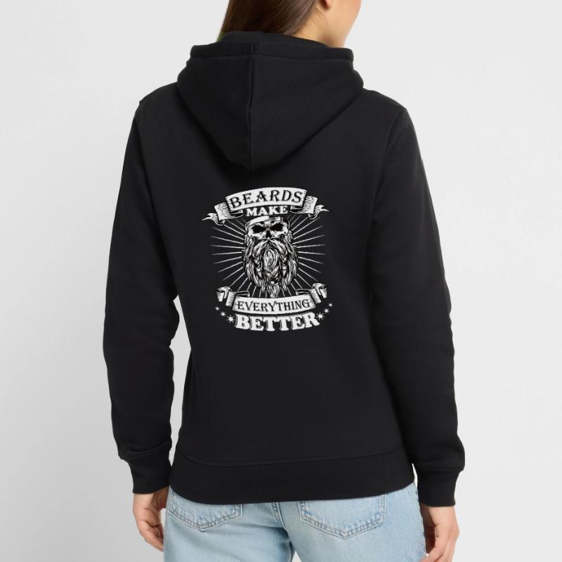 Beards make everything better Stanley/Stella SOUNDER Unisex Hoodie