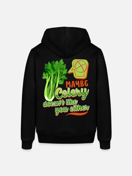 Céleri, dicton drôle, Céleri-Ne-vous-aime-pas - Sweat à capuche SOUNDER Stanley/Stella Unisexe - noir