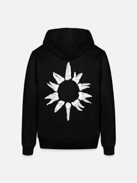 Teeth - Stanley/Stella SOUNDER Unisex Hoodie - black