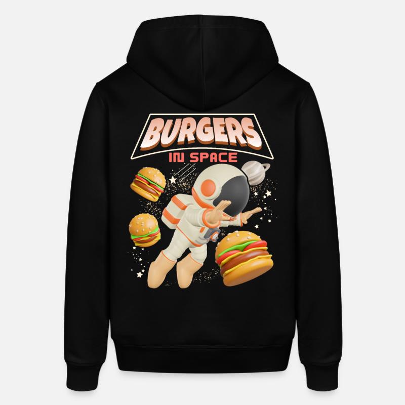 Hamburger lustiger Spruch Burger-Hamburger - Sweat à capuche SOUNDER Stanley/Stella Unisexe - noir