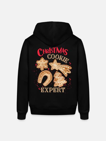 Christmas cookies, Christmas cookies, Gingerbread - Stanley/Stella SOUNDER Unisex Hoodie - black