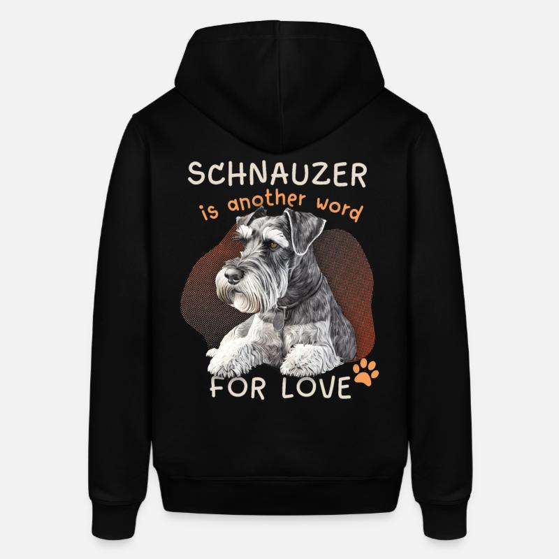 drôle de schnauzer, schnauzer-terrier, disant - Sweat à capuche SOUNDER Stanley/Stella Unisexe - noir